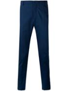 Al Duca D'aosta 1902 - Tailored Trousers - Men - Cotton/spandex/elastane - 46, Blue, Cotton/spandex/elastane