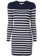 Veronica Beard Striped Sweater Dress - Blue