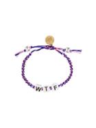 Venessa Arizaga 'wtf' Bracelet, Women's, Pink/purple
