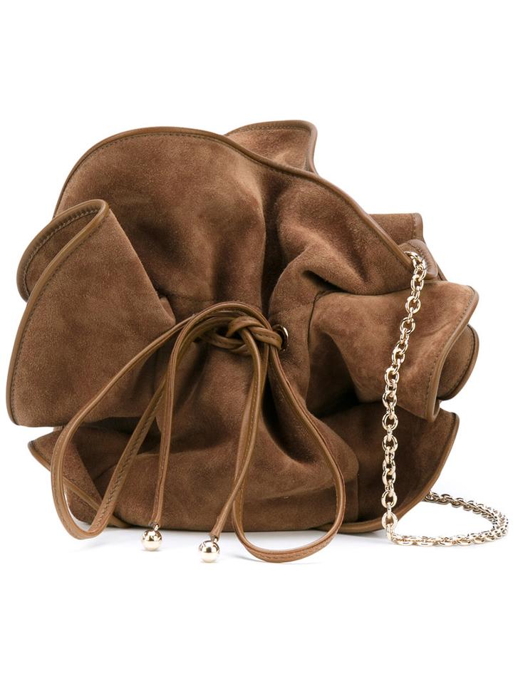 Nina Ricci - Lily Chain Tote - Women - Goat Skin - One Size, Brown, Goat Skin
