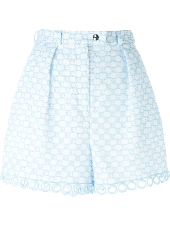 Carven Embroidered Shorts
