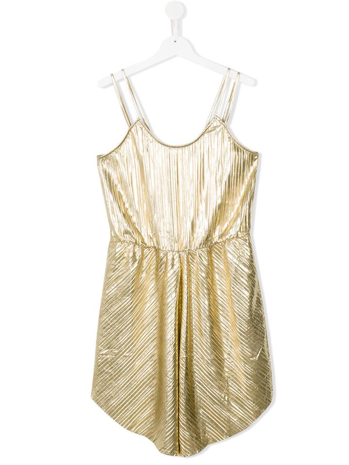 Une Fille Pleated Dress, Girl's, Size: 14 Yrs, Grey