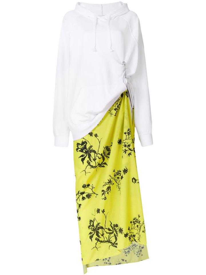 Act N&deg;1 Pin Scarf Detail Sweatshirt - White