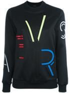 Versace Logo Print Sweatshirt - Black