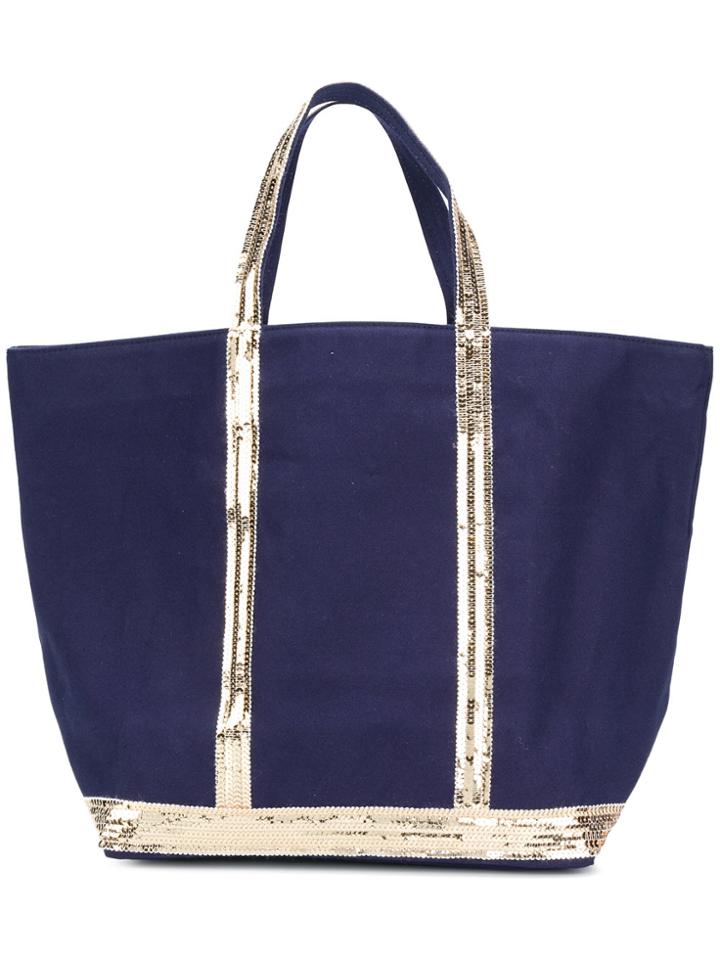 Vanessa Bruno Sequin Detail Tote Bag - Blue