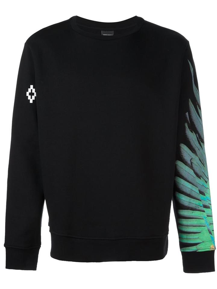 Marcelo Burlon County Of Milan 'quimay' Sweatshirt, Men's, Size: Large, Black, Cotton