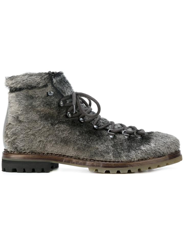 Premiata Lace-up Boots - Grey