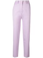 House Of Holland Tailored Trousers - Pink & Purple