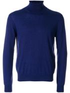 Canali Roll Neck Sweatshirt - Blue