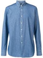 Tagliatore Tudor Denim Shirt - Blue