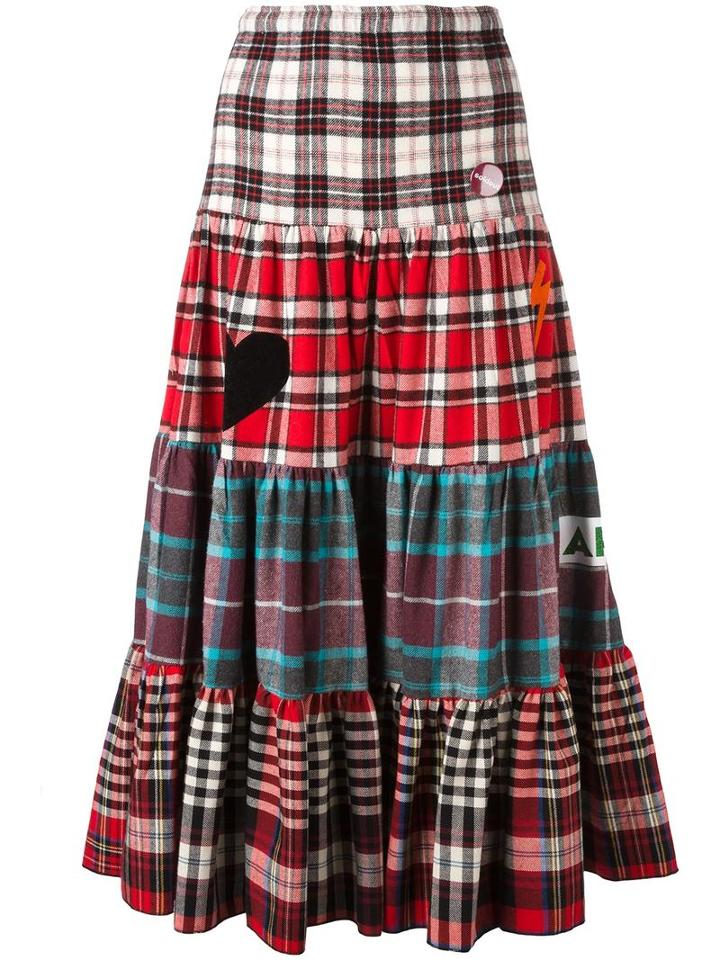 Sold Out Frvr Checked Maxi Skirt, Women's, Size: Small, Cotton/polyester/other Fibers