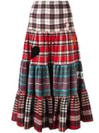 Sold Out Frvr Checked Maxi Skirt, Women's, Size: Small, Cotton/polyester/other Fibers