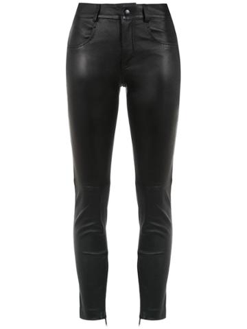 Clé Leather Izadora Pants - Black