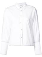 Colovos Oversized Cuff Shirt - White