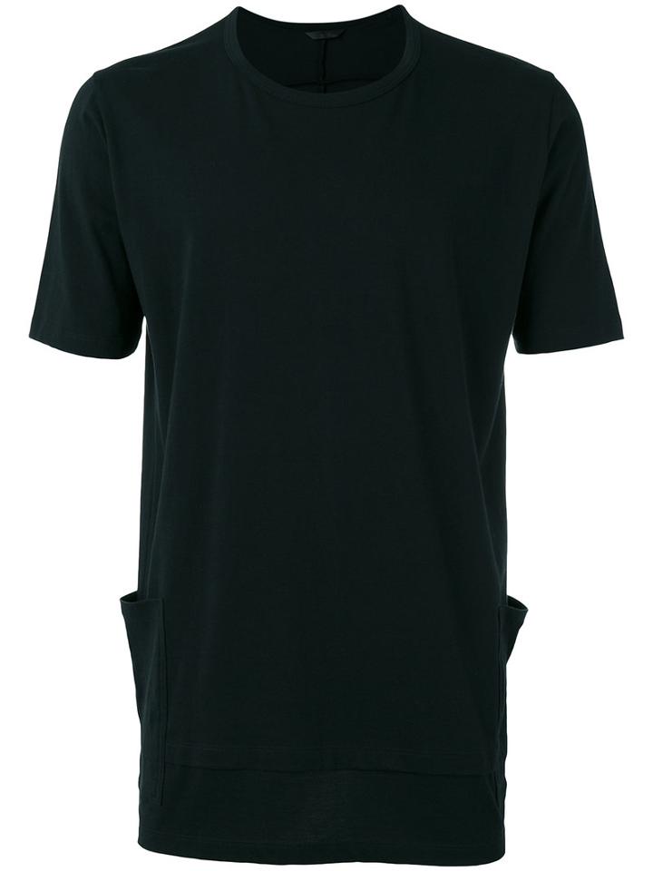 The Viridi-anne Patch Pockets T-shirt, Men's, Size: 3, Black, Cotton