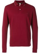 Sun 68 Longsleeved Polo Shirt - Red