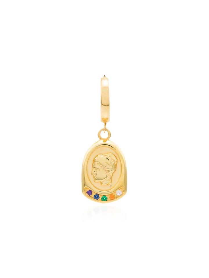 Hermina Athens Hygieia Gold-plated Drop Earring