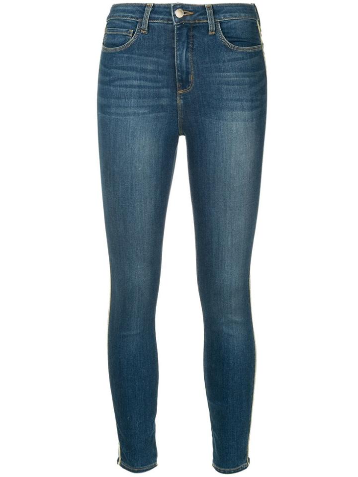 L'agence Mid-rise Skinny Jeans - Blue