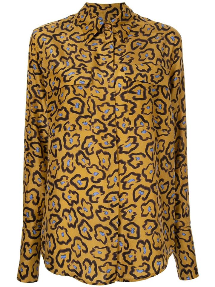 Christian Wijnants Loose-fit Printed Shirt - Brown