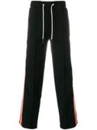 Drôle De Monsieur Side Stripe Track Pants - Black