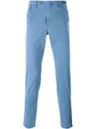 Pt01 Chino Trousers, Men's, Size: 46, Blue, Cotton/spandex/elastane