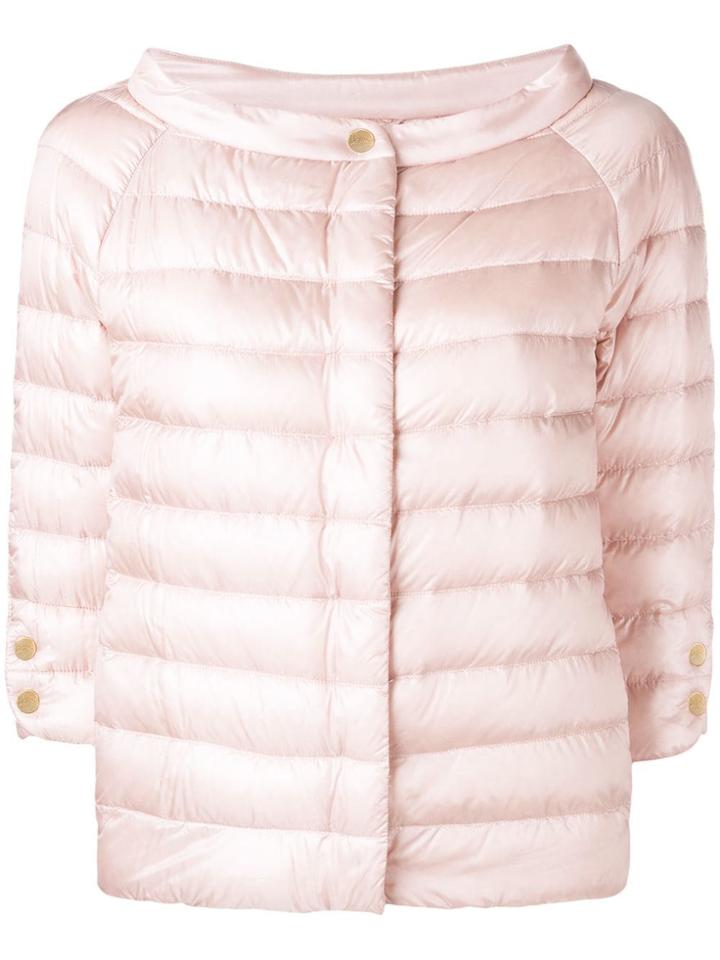 Herno Zipped Padded Jacket - Pink