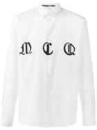 Mcq Alexander Mcqueen Logo Shirt, Men's, Size: 50, White, Cotton