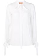 No21 Front Bow Blouse - White