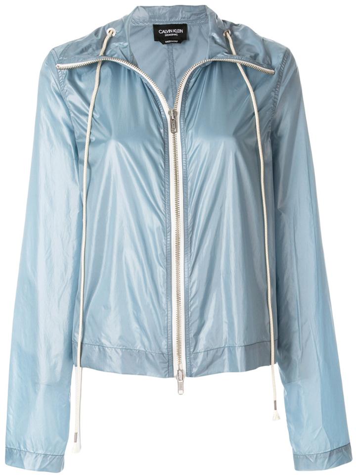 Calvin Klein 205w39nyc Zipped Fitted Jacket - Blue