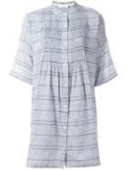 Rag & Bone Striped Shirt Dress, Women's, Size: Medium, Blue, Cotton