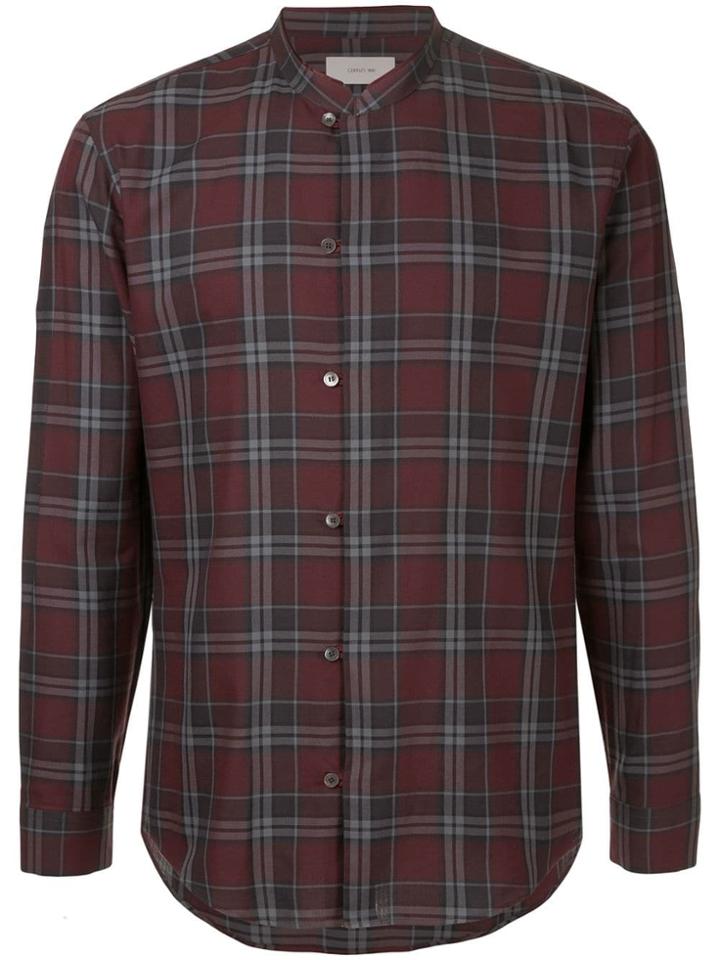 Cerruti 1881 Checked Print Shirt - Red