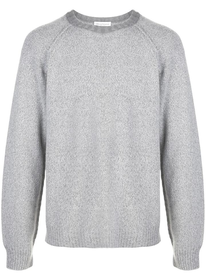 Officine Generale Lars Raglan-sleeves Jumper - Grey
