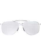 Thom Browne Aviator Sunglasses, Men's, Grey, Metal (other)
