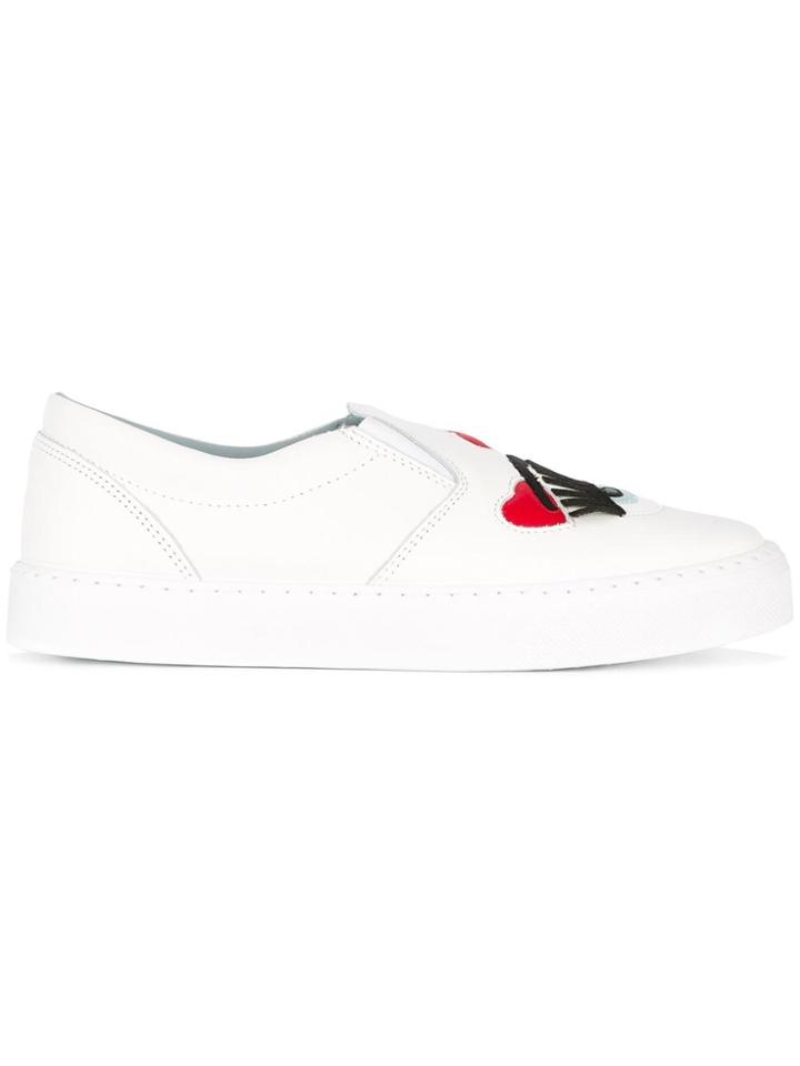Chiara Ferragni 'flirting' Slip-on Sneakers - White