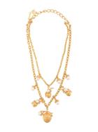 Oscar De La Renta Pinecone Pearl Necklace - Gold