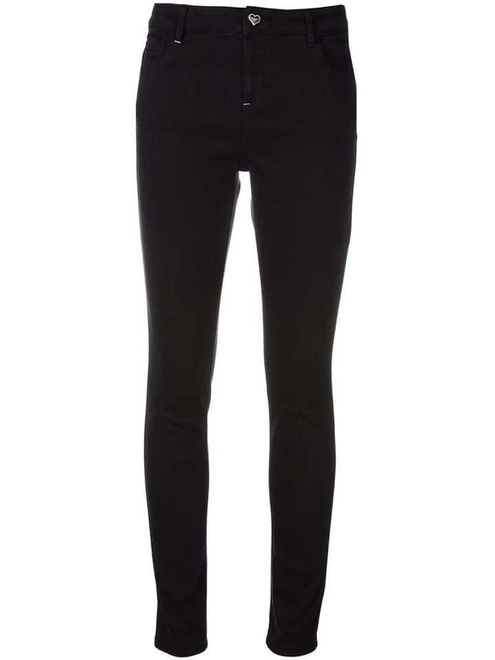 Twin-set Skinny Jeans, Women's, Size: 26, Black, Cotton/polyester/spandex/elastane