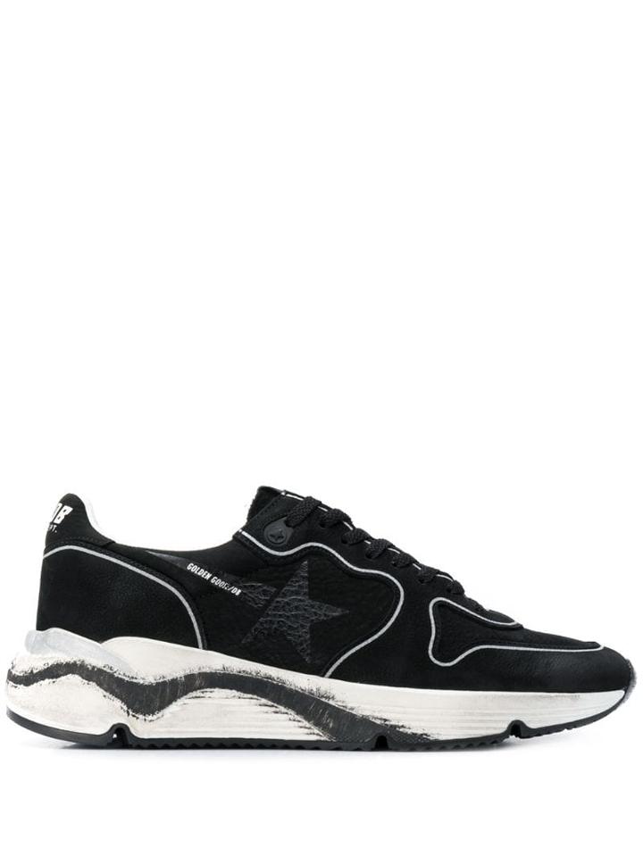 Golden Goose Running Sole Low-top Sneakers - Black