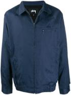 Stussy Paisley-print Logo Shirt Jacket - Blue