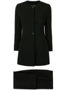 Chanel Pre-owned Logo Buttons Suit - Black