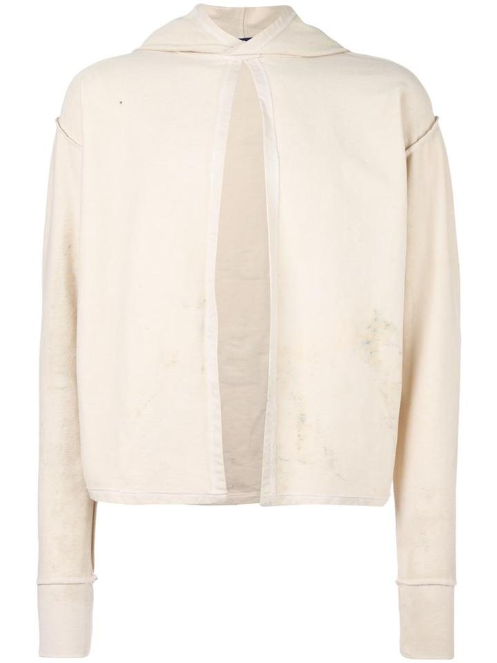 A-cold-wall* Split Front Pullover Hoodie, Men's, Size: Medium, Nude/neutrals, Cotton