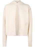 A-cold-wall* Split Front Pullover Hoodie, Men's, Size: Medium, Nude/neutrals, Cotton
