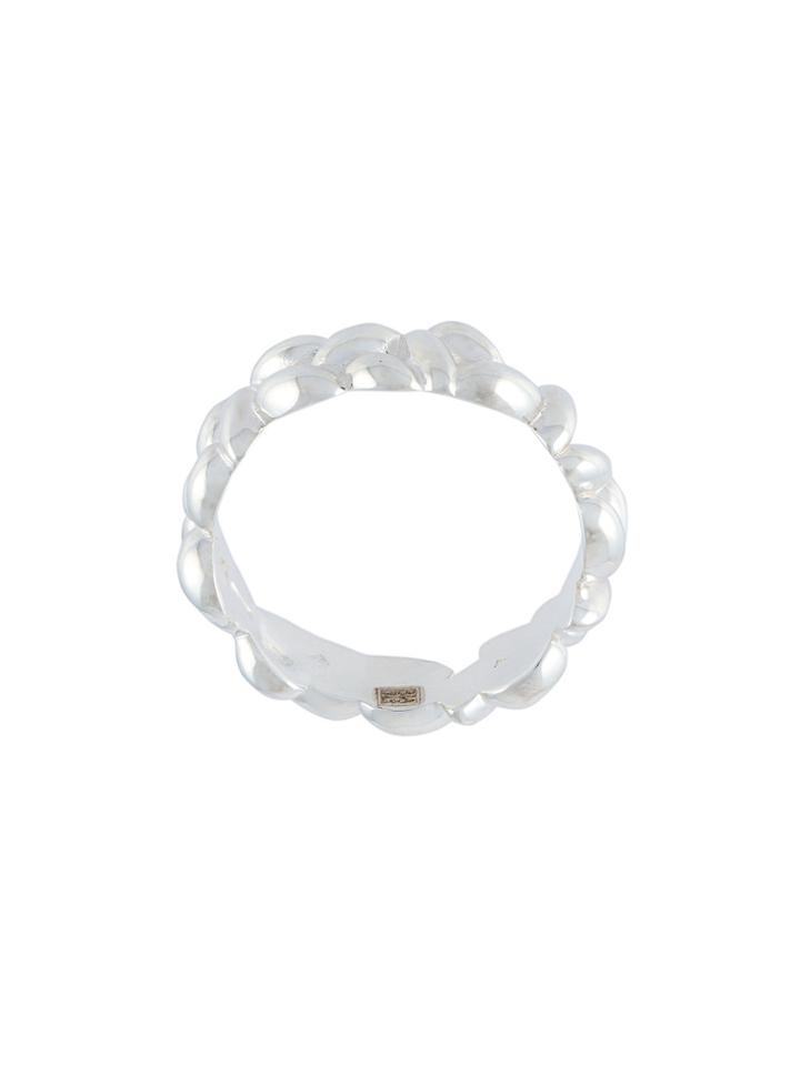 Bea Bongiasca Rice Grain Cluster Thin Ring - Metallic