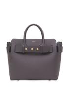 Burberry The Small Leather Triple Stud Belt Bag - Grey