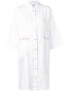 Jc De Castelbajac Pre-owned 1980's Shirt Dress - White