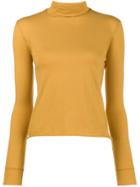 Simon Miller Roll-neck Jersey Sweater - Yellow & Orange