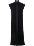 Marni Flared Midi Dress - Black