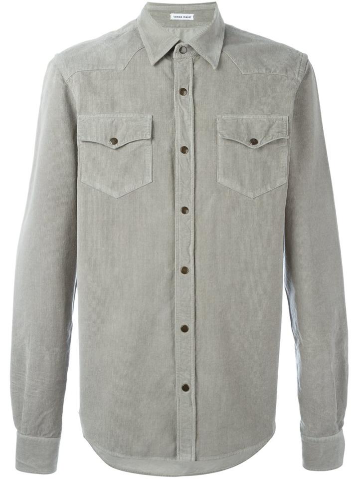 Tomas Maier Ribbed Textured Shirt