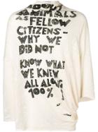 Anntian Printed High Neck T-shirt - Nude & Neutrals