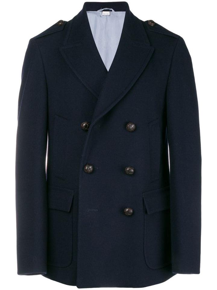Gucci Double-breasted Short Coat - 4169 Blue