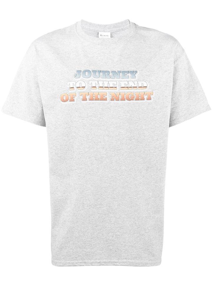 Just A T-shirt - X Oliver Payne Journey T-shirt - Men - Cotton - S, Grey, Cotton
